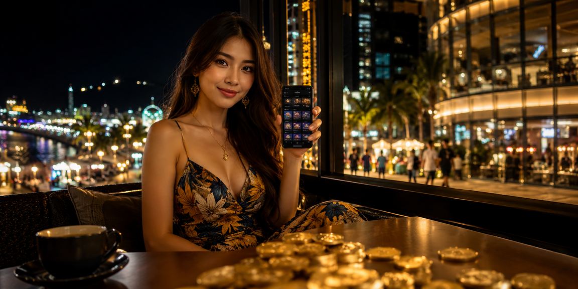 Người dùng Nha Trang vừa uống cà phê vừa trải nghiệm casino trực tuyến